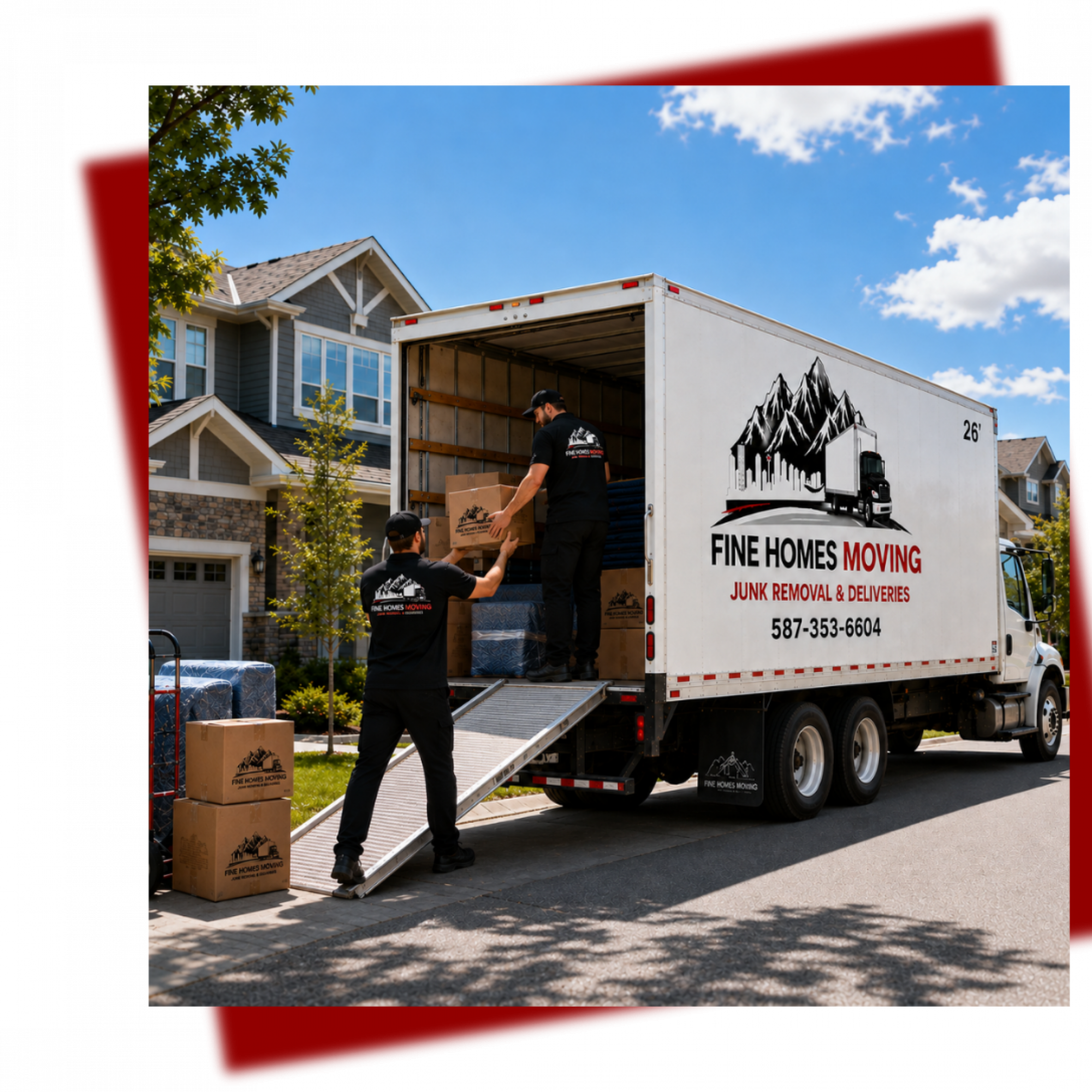Moving Day in the Suburbs