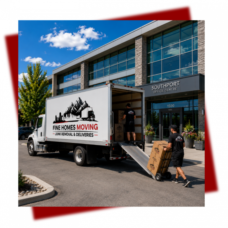 Moving Truck Commercial Building